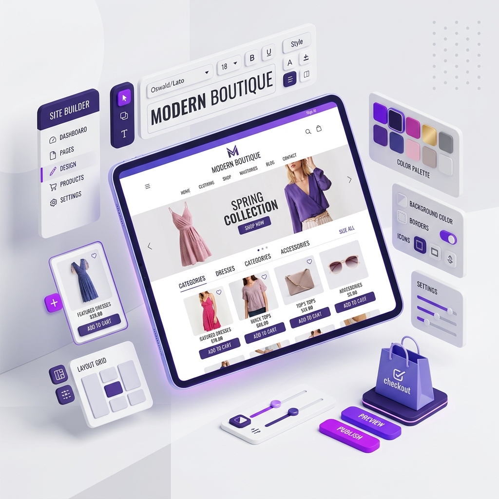 Visual Theme Studio Mockup